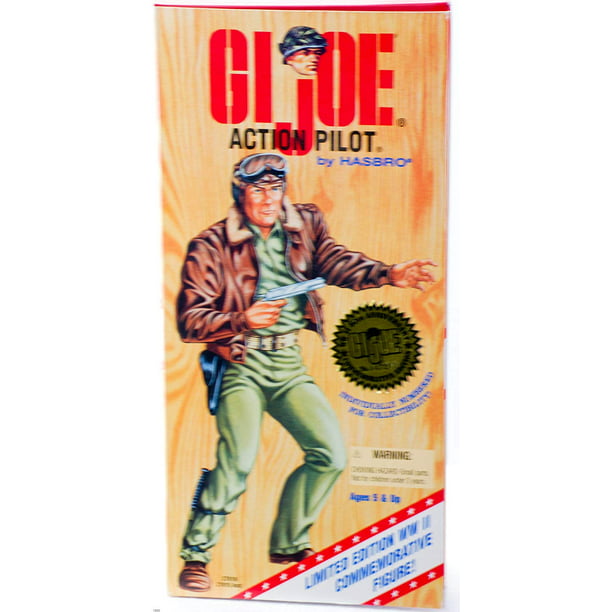 Hasbro G.I Pilot 12 Limited WWII 50th Anniversary Commemorative Edition Action Figure for sale online Joe